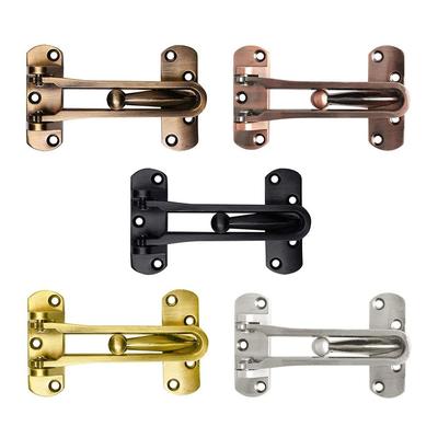 Accessories Home Security Door Lock Latch Zinc Alloy Reinforcement Security Lock Swing Bar Lock