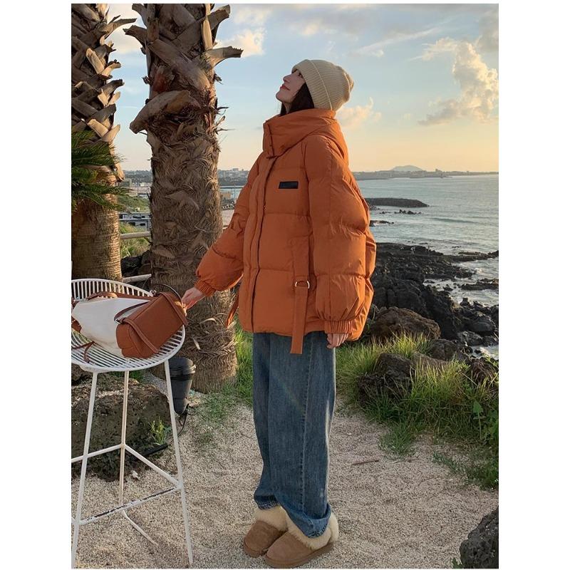 2024 New Winter Korean Version Versatile Down Jacket Padded Jacket Thickened Small Loose Bread Jacket Padded Jacket