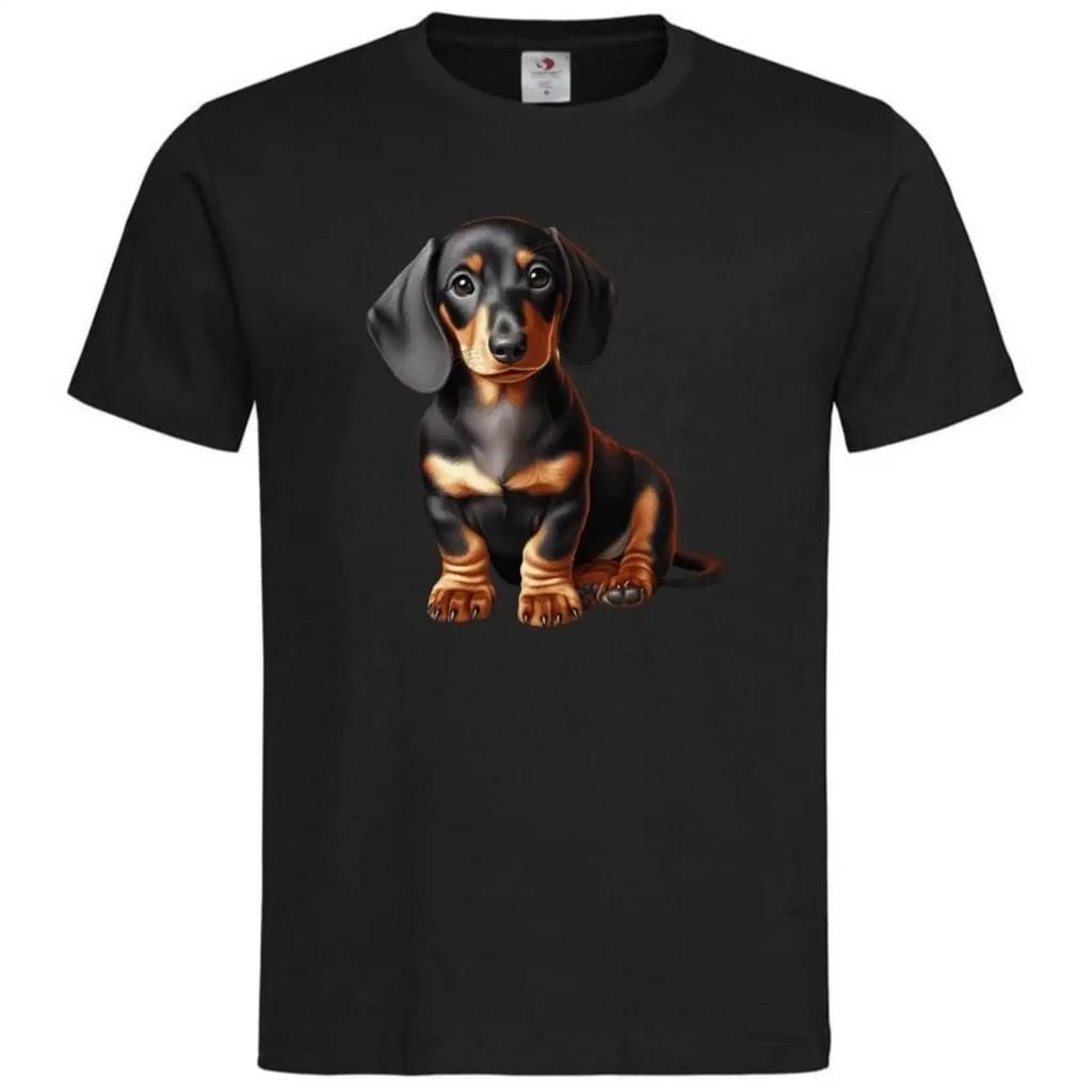 T Shirt Dackel Dachshund Teckel Jagdhund Jagt Dackelwelpe Dackelschule D 402897s Vintage Top For Everyday Wear Versatile