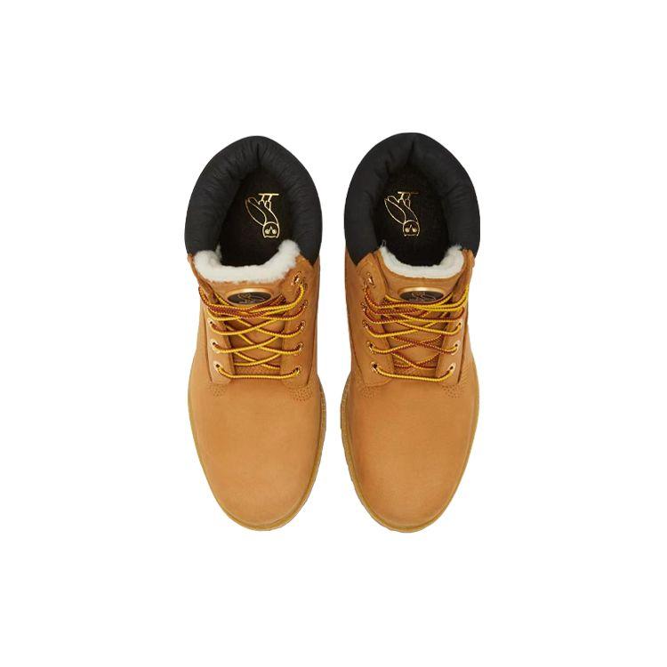 Timberland Ovo X  Premium Series Leather Durable Short Outdoor Boots Men boots Yellow Black A10VV231