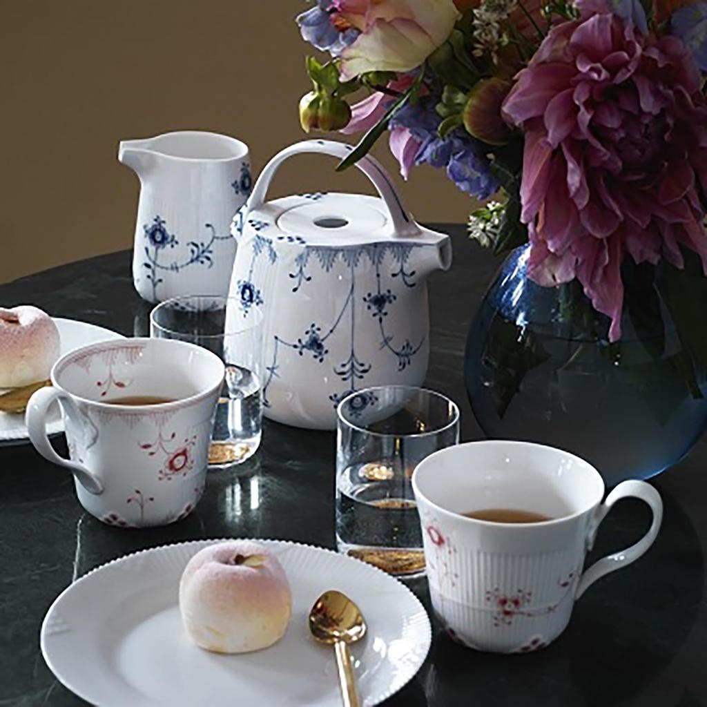 Imported Royal Copenhagen Blue Elements Teapot 950ml Wedding Gift 1026454 [Regular Product]