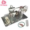 Stirling Engine Model Aluminum Alloy External Combustion Engine Model Scientific Physics Experiment Toys Can Be Start Gift
