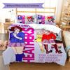 Heathers Pattern Bedding,Quilt Set Quilt Cover Pillowcase Home Birthday Gift (1 * duvet cover + 2 * pillowcase, without core)
