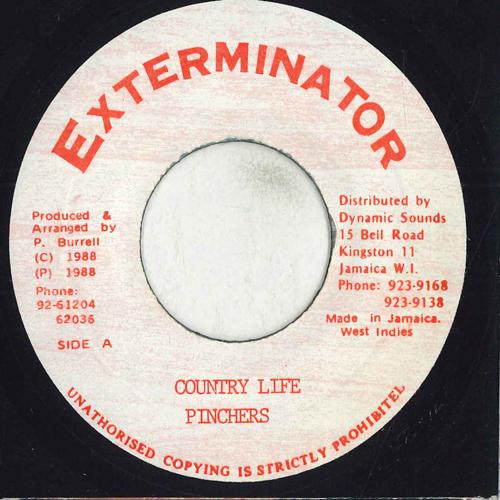 

7inch Record PINCHERS Country Life NONE EXTERMINATOR 1988 Jamaica Reggae Ska Dub Used