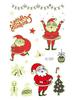 Ricalon Glow-in-the-Dark Waterproof Christmas Temporary Tattoos for Kids