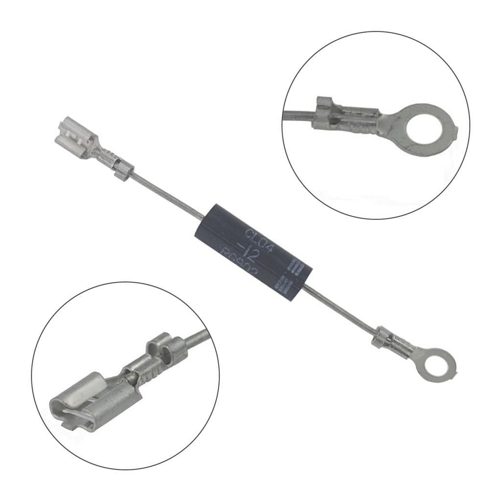Pack of 4 Microwave Oven Diode Black Metal Accessories Voltage Diode Pressure Universal Diode Advanced Technology Diode