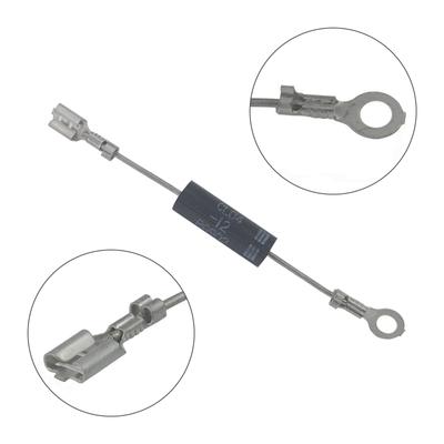 Set di 4 Diodi di Ricambio per Forno a Microonde Accessori Neri in Metallo Diodo Conserva Valore Diodo Unidirezionale per Microonde