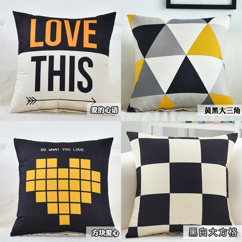 

Fashion light luxury popular decorative pillowcase office chair back pillowcase living room bedroom home decoration pillowcase