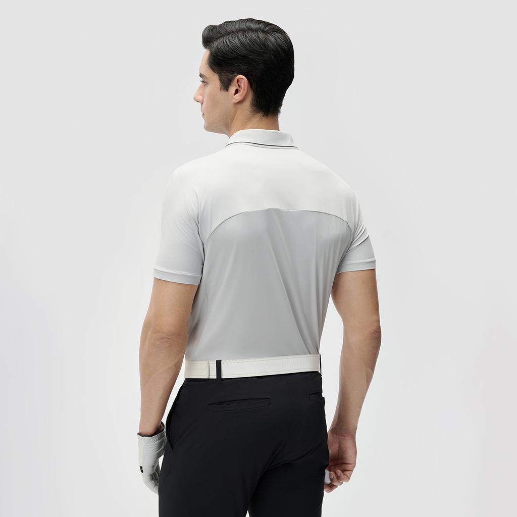 Fila Golf Business High-End Minimalist Sports Sun Protection Polo Shirt Men Polo Shirts Misty-Gray A11M435144FGY