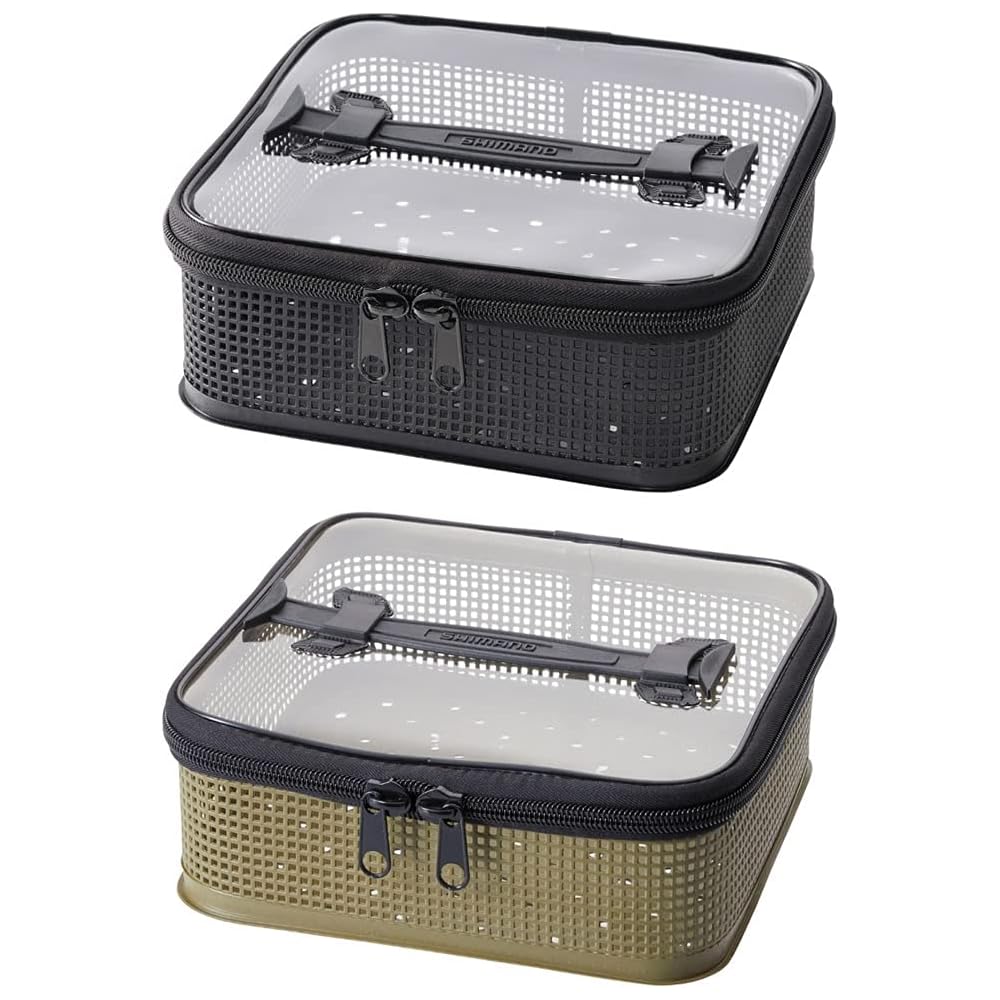 Shimano System Mesh Case Khaki L Storage Bag