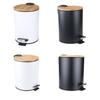 Stylish Bathroom Trash Can - Elegant Cosmetic Soft Seal And Intelligent Opening Elegantly Designed Pedals Garbage Bin