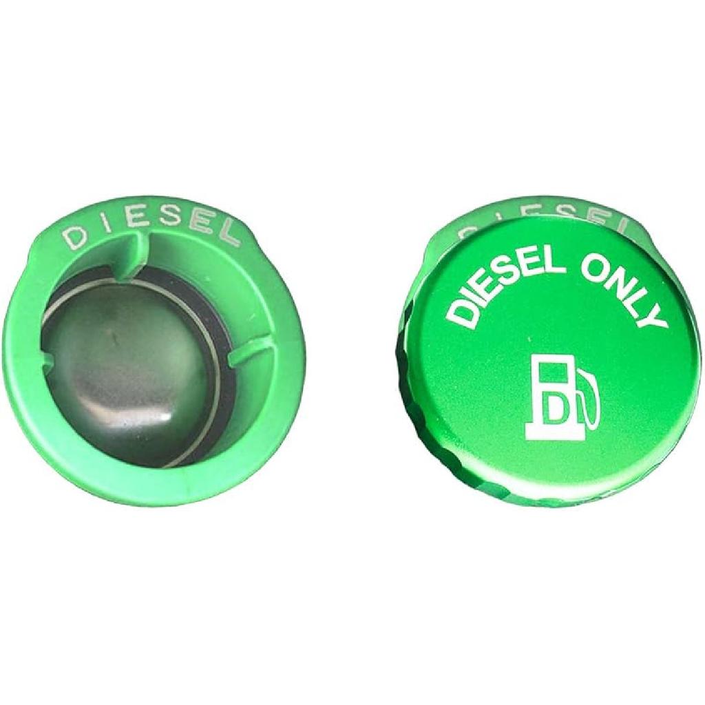 Aluminum Diesel Fuel Tank Cover For The Latest -2025 Dodge Ram 1500 2500 3500 Only (Three Vertical Plastic Pillars At Fuel Filler Port)