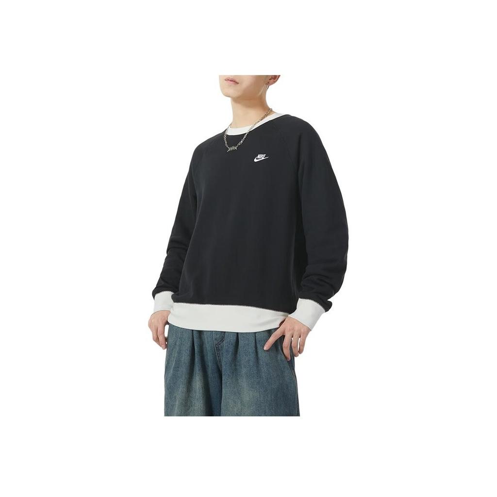 Nike Pánská mikina American Vintage s raglánovými rukávy a kulatým výstřihem, černé barvy FV5379-010