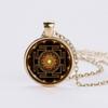 Pendant Sacred Sri Lankan Yantra Time Vintage Necklace
