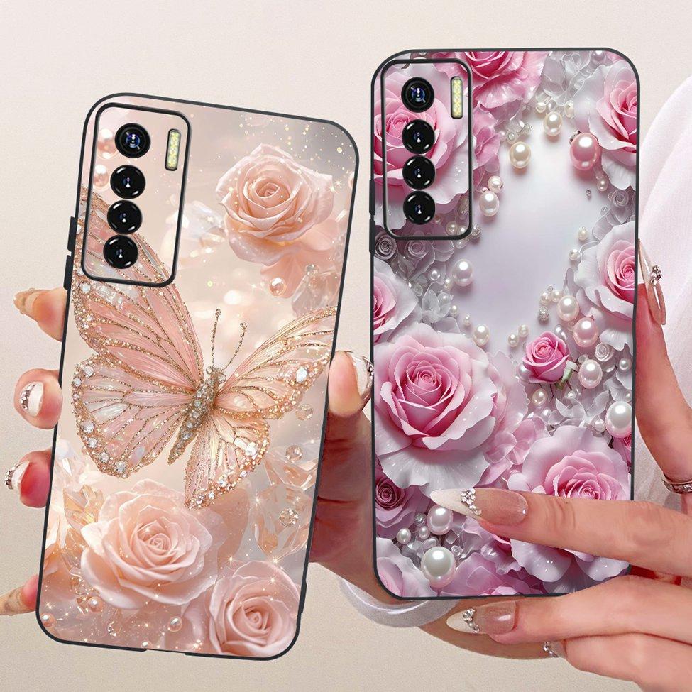 Phone Case For Tecno Camon 17 Pro Cover Silicone Cute Cat Fashion Funny Painted Funda For Tecno Camon 17Pro CG8 CG8h Casing