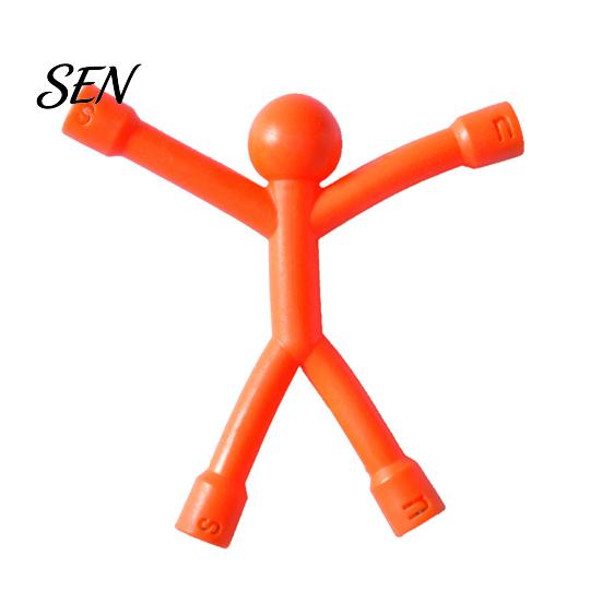Magnetische Notizhalter Strichmännchen Fidget Spielzeug, Biegsamer Magnet Mehrfarbiger Streichmännchen Kühlschrank Einzigartige Geschenke für Kinder Fotohalter, Stressabbau