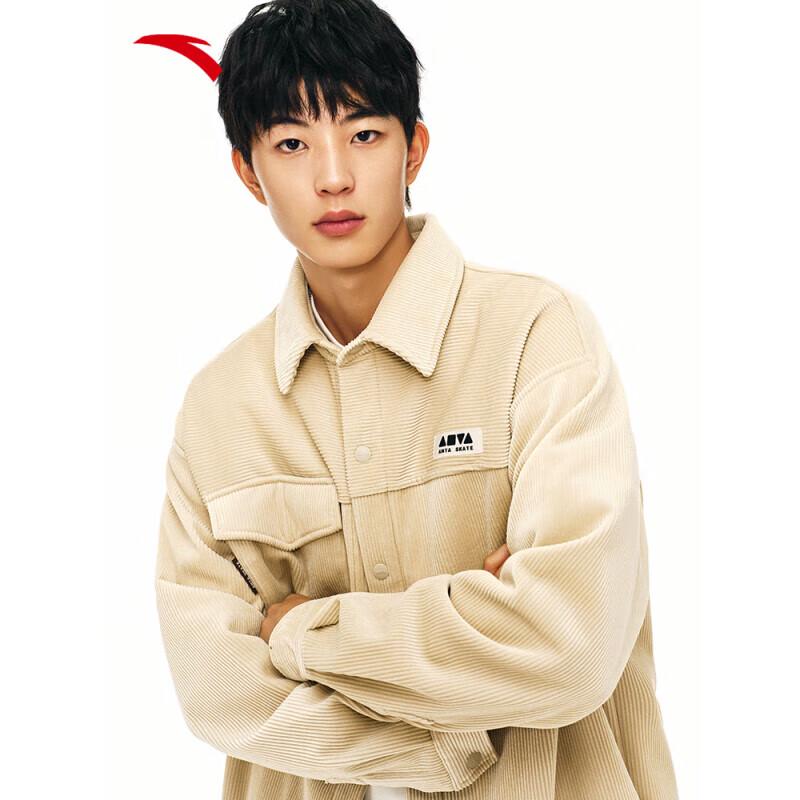 Anta Unisex Corduroy Long Sleeve Shirt Jacket