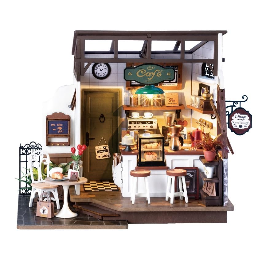 Tsukurundesu® DIY Miniature Dollhouse DG Series (Café Terrace 2) with Japanese Instructions
