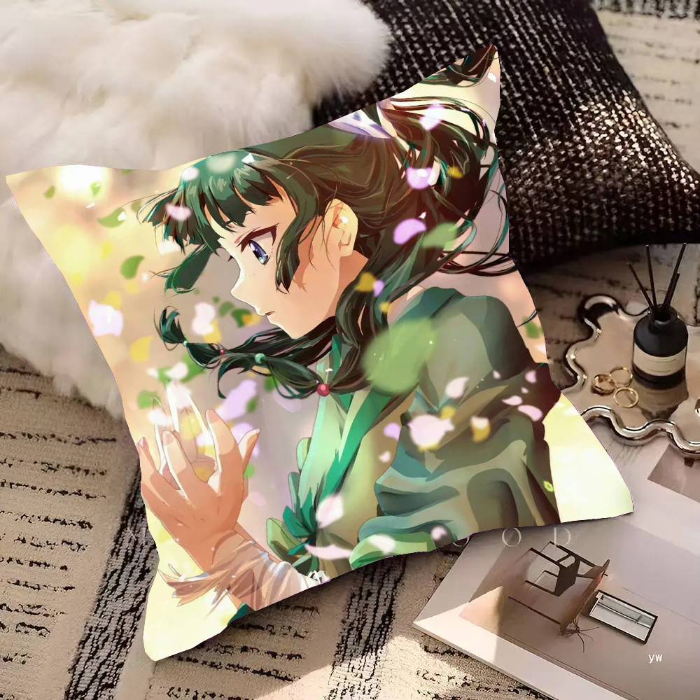 Maomao Animation The Apothecary Diaries Pillow Case Fashion Square Pillowcase Bedroom Sofa Room Ins Decoration Leisure