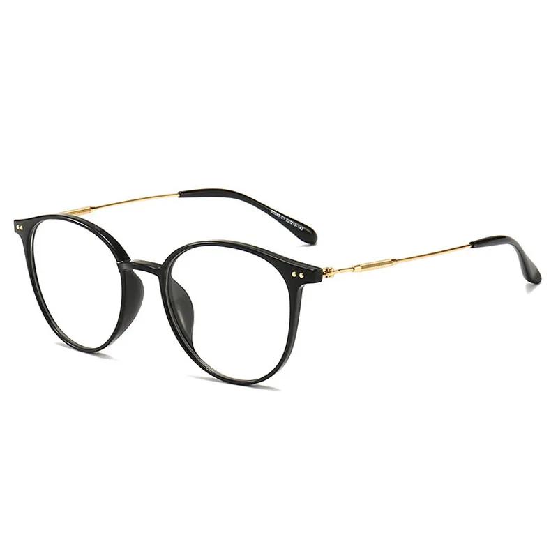Luxury Brand Myopia Glasses Anti-Blue Light Computer Eyeglasses Women Fashion Prescription Near Sight Glasses Diopter 0 To -4.0