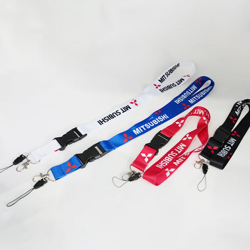 Car Mitsubishi Outlander Lancer 10 9 ASX RALLIART Eclipse L200 Lanyard Neck Strap for Id Card Holders Office Neck Strings/Strap