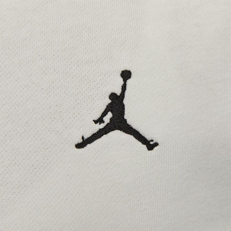 Jordan JumpmanJordan Brooklyn Fleece SS25 Sweatshirt Women's Sail White HJ1354-133