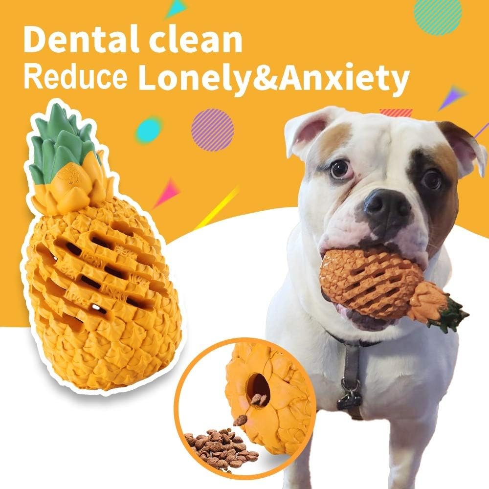 Pineapple Dog Toys for Large Dogs Puppy, Dog Chew Toys for Small Medium Dogs To Keep Them Busy, Interactive Dog Toys Tough Dog Puzzle Toys Treat