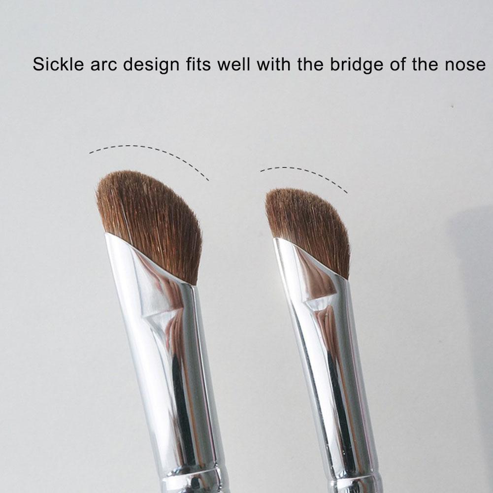 Nose Contour Brush Flat Nose Contour Brush Angled Makeup Shadow Contour Angled Smudge Brush Bru R5V2