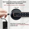 5-in-1 Smart Door Handle Lock Bedroom APP Remote Unlock Electronic Lock Digital Fingerprint Door Lock