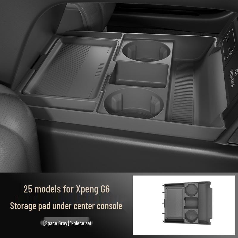 Fits 25 Models: Xiaopeng G6 Center Console Storage & Glasses Holder Car Accessories
