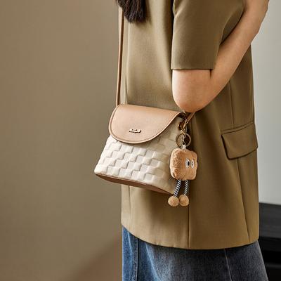 Mrs. Qiao Bag Women 2025 New High-end Bucket Bag Mini Autumn Winter Small Bag Genuine Leather Crossbody Bag Women's Bag