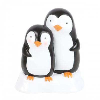 Kuschelsaison-Pinguin-Ornament aus Kunstharz
