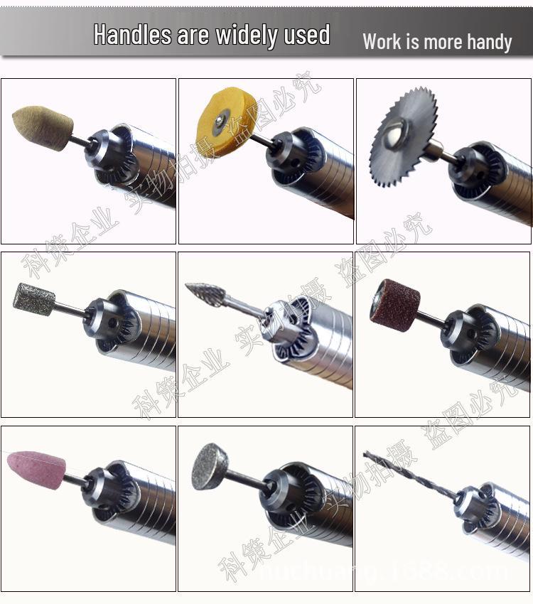 Universal Die Grinder Handle with 4mm/6mm Chuck and Engraving Pen Tip