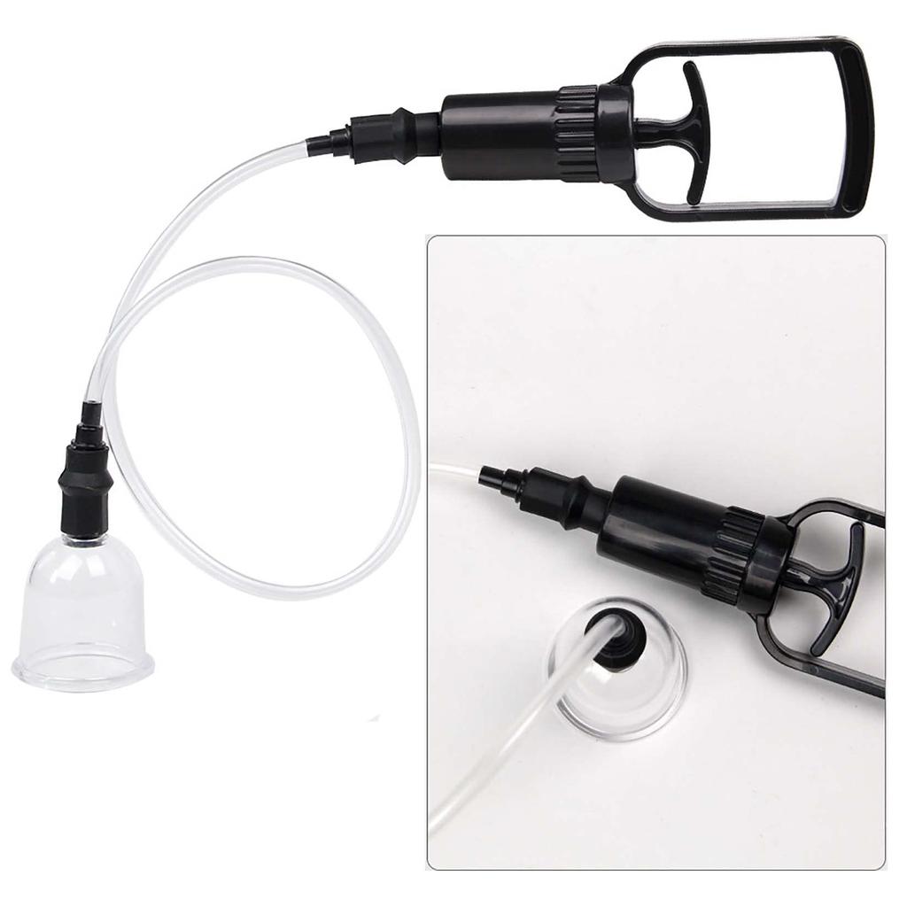 Alip Suction Mameloane Articole Adulți Tortură Mameloane Pompă de Aspirație Manuală Cupă Transparentă 4 Mărimi 8 Puncte Pompă de Vid Manuală Atac Mameloane