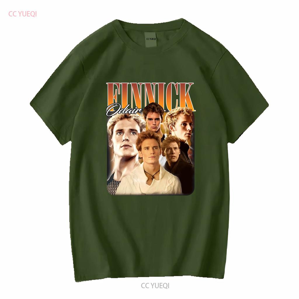 Limited Finnick Odair T Shirt Character Movie Series Actress Bootleg Ret long or short sleeves vintage Washed Breathable