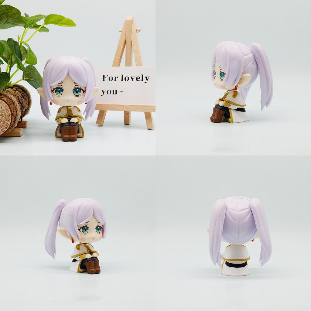 Sitting Frieren Pvc Action Figures Model Toys Desktop Decoration Gifts Kids