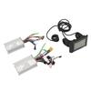 Electric Bicycle Controller Kit Electric Bike Dual Drive Motor Control Panel with SW900 LCD Display Meter for Electric