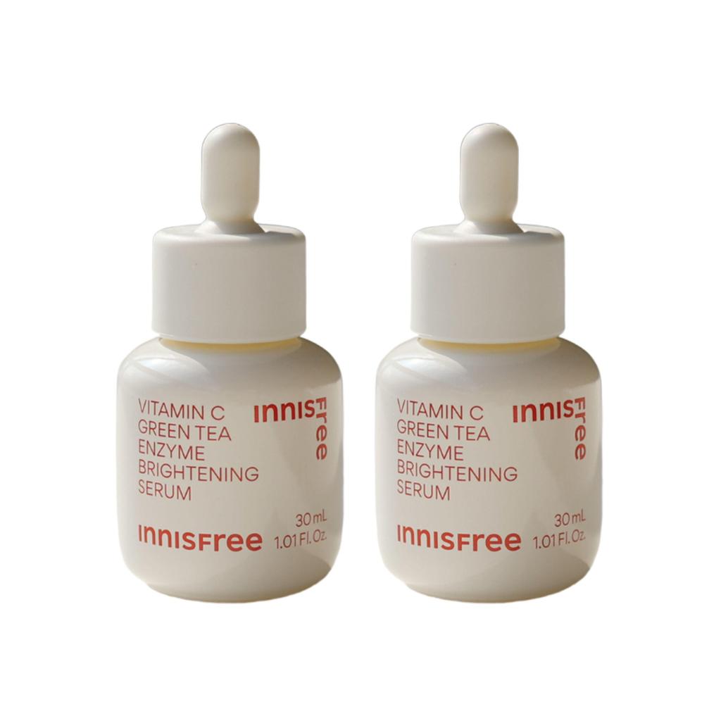 INNISFREE Vitamin C Green Tea Enzyme Brightening Serum 30ml Double Pack