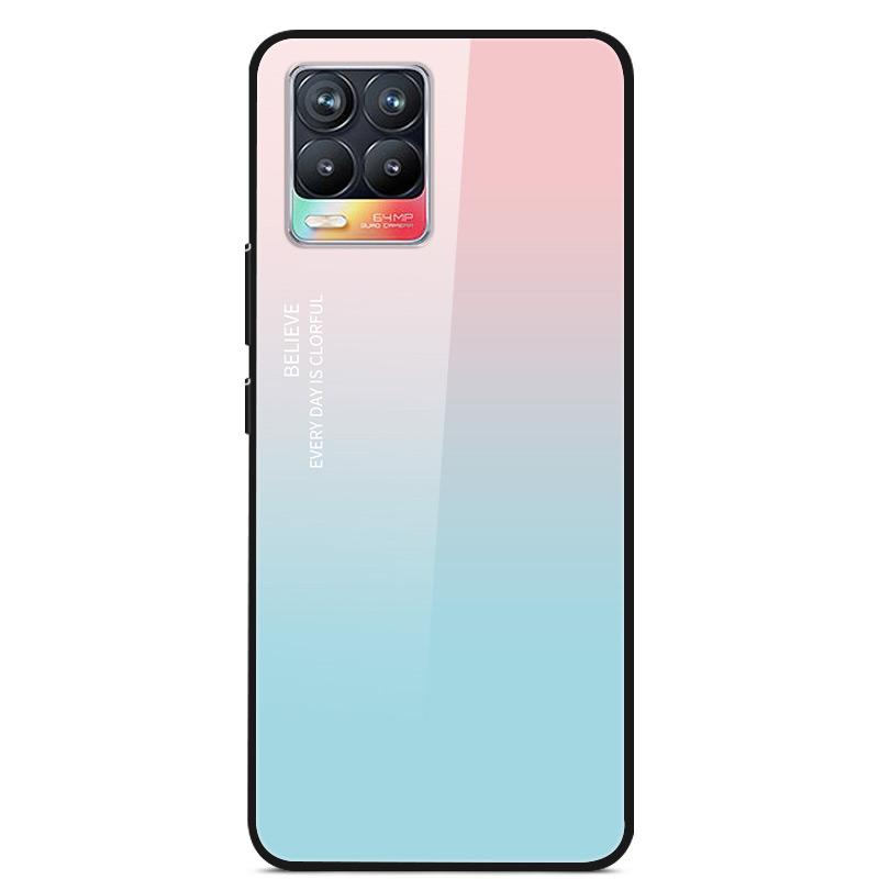 Glass Back Cover For Realme 8 Pro Case Tempered Glass Case For Realme 8 Pro 8i Realme 8 5G Phone Case Cover Realme8 5G Pro Funda
