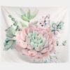 Tapestry Desert Love Cactus Plant Succulent Illustration Wall Tapestry Bedroom Tapestry Bedroom Living Room Decoration