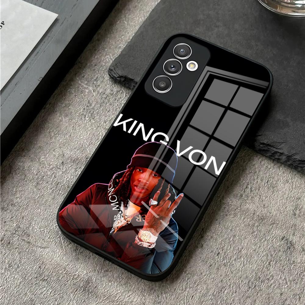 

Rapper K-King V-Vons Phone Case For S25 Ultra Samsung S26 S23 S24 Plus S22 S20 S21 Fe A54 A34 A53 A16 Glass Cover Samsung s20ultra