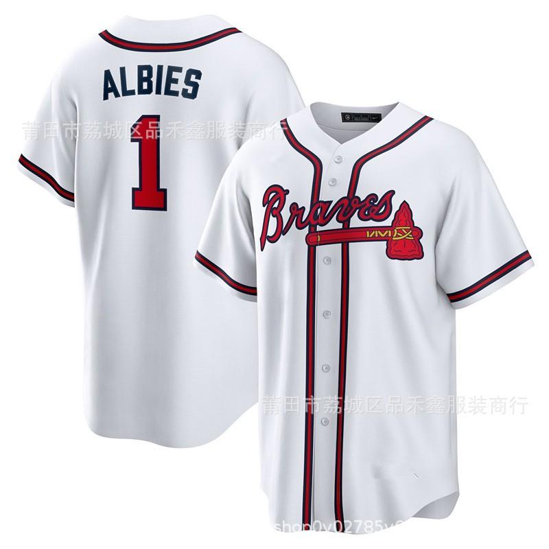Atlanta Braves Baseball Jersey Custom Embroidered MLB Team Sport Shirt Men Women Fall Wear