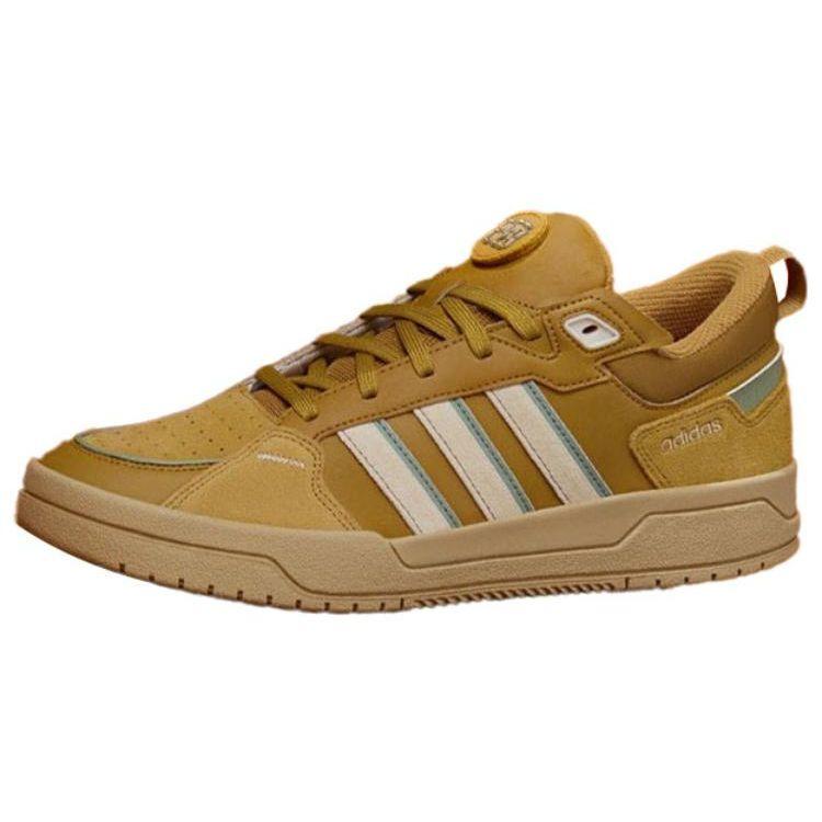 Adidas Neo 100Db Comfortable Versatile Durable Low-Top Skate Shoes Unisex Sneakers Brown White IG8260