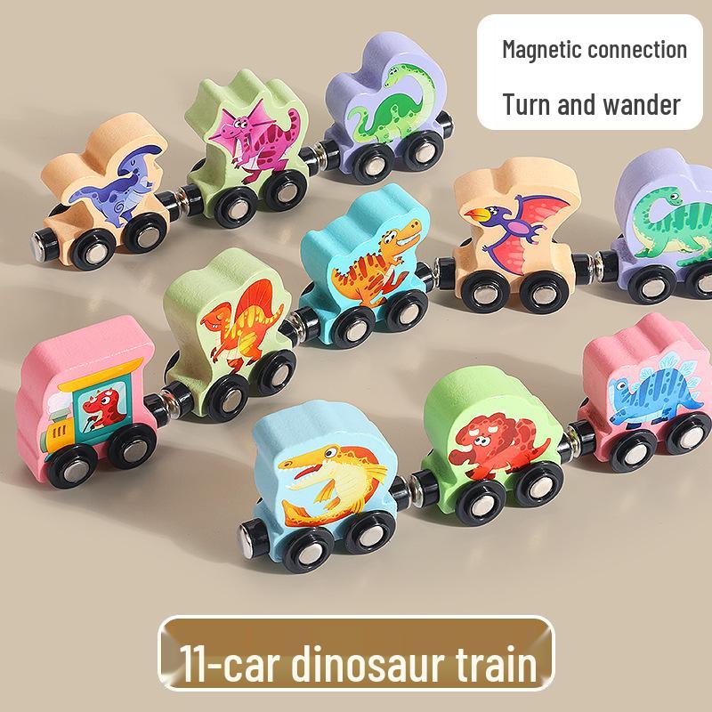 Magnetic Digital Train Toy - Educational Building Blocks for Kids Aged 1-6