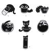 Lovely Cats Enamel Lapel Pin Cartoon Animal Designs Brooches Portable for Jackets Hats and Backpacks