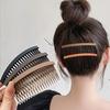 Neue Mode Haarkamm Frauen Groß Einfach Haarnadel Pony Fixierte Anordnung Abstehende Haare Accessoires Hinterkopf Haarkamm Kopfschmuck