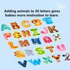Magnetic Stickers Refrigerator Letters Cognitive Numbers Animal Matching Puzzle Game Baby Early Educational Toys For Children