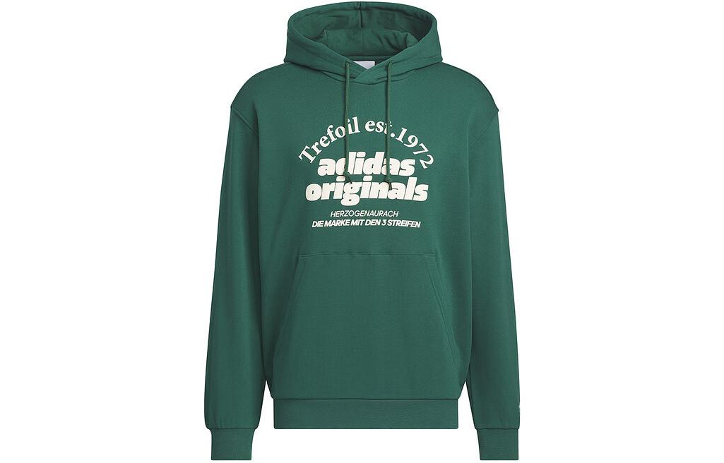 Adidas Originals GRAPHIC HOODIE Sweatshirt Men s Green JE3486 L