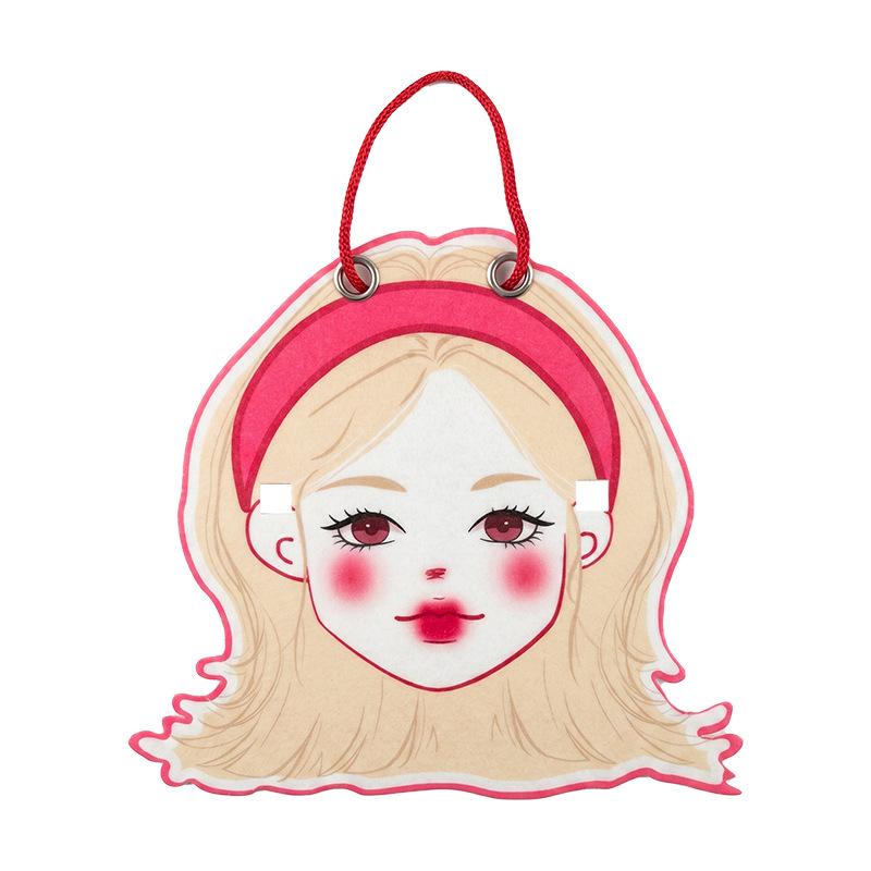 Wall Hanging Felt Glasses Hair Clip Holder Cartoon Space Saving Kawaii Sunglass Shelf For Bathroom