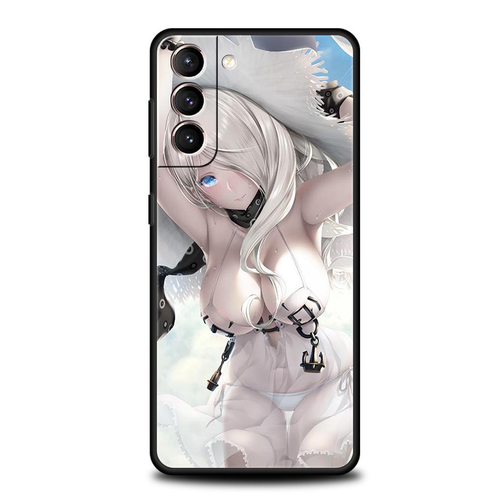 Funda de Chica Anime Sexy de Verano para Samsung Galaxy S24 S23 S22 S20 S21 FE Ultra S24 S23 S10 S10E S9 S8 Plus 5G Funda de Teléfono de Silicona